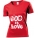 Tricou rosu femei, God is Love